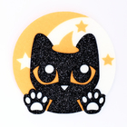 Карнавальный костюм «Милая ведьма»: платье, шляпа, гольфы, брошка, рост 104-110 см, оранжевый - Фото 4