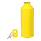 Бутылка для воды, 500 мл, корпус из алюминия, жёлтая - Фото 3