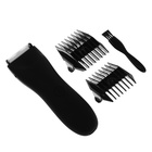 Машинка для стрижки LTRI-16, 500 мАч, 4 насадки, 3/6/9/12 мм, от АКБ, чёрная - Фото 5