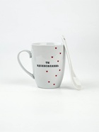 Кружка с ложкой керамическая «Ты вдохновляешь», 310 мл - Фото 2