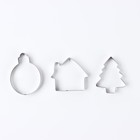 Формы для выпечки новогодние «Игрушки», 3 шт. - Фото 2