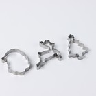 Формы для выпечки новогодние «Волшебство», 3 шт. - Фото 3