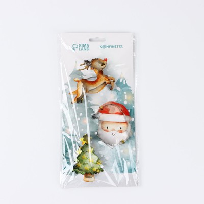 Формы для выпечки новогодние «Волшебство», 3 шт.