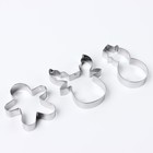 Формы для выпечки новогодние «Рождественская магия», 3 шт. - Фото 3