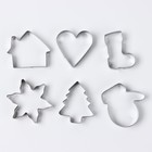 Формы для выпечки «Новогодний уют», 6 шт. - Фото 2