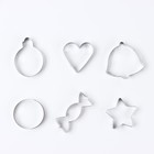 Формы для выпечки новогодние «Елочка», 6 шт. - Фото 2