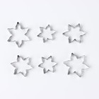 Формы для выпечки новогодние «Волшебные узоры», 6 шт. - Фото 2