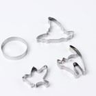 Формы для печенья «Магия», 4 шт. - Фото 3