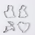 Формы для печенья «Милашки», 4 шт. - Фото 2