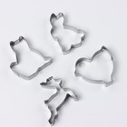 Формы для печенья «Милашки», 4 шт. - Фото 3