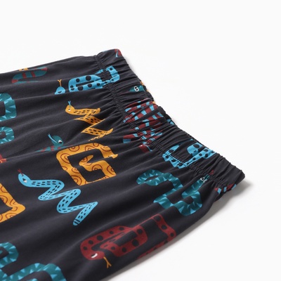 Пижама новогодняя женская (футболка и брюки) KAFTAN «Змейки» размер 40-42