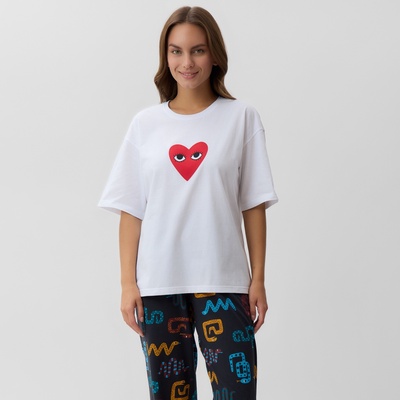 Пижама новогодняя женская (футболка и брюки) KAFTAN «Змейки» размер 52-54