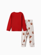 Пижама детская: лонгслив, брюки, KAFTAN «Мишка в шарфе», рост 110-116 см - Фото 14