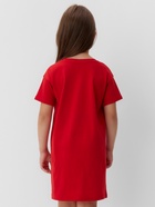 Сорочка для девочки новогодняя KAFTAN «Мишка в шарфе», красная, рост 134-140 см - Фото 7