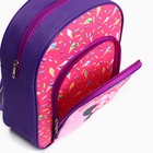 Рюкзак детский для девочки с карманом, 25×24×9 см, Минни Маус - Фото 2