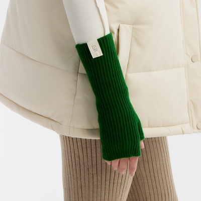 Митенки MIST удлиненные, р-р 23см, хаки