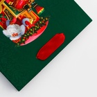 Пакет подарочный новогодний ламинированный «Паровоз», 18×22.3×10 см - Фото 4