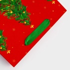 Пакет подарочный новогодний ламинированный «Ёлки», 23×17.8×9.8 см - фото 117250101 Пакет подарочный новогодний ламинированный «Ёлки», 23×17.8×9.8 см - фото 117250101