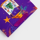 Пакет подарочный новогодний ламинированный «Светильник», 23×17.8×9.8 см - фото 58018245