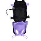 Рюкзак-переноска для кошек и собак "Кенгуру",М -32х20 см (ДС 29-34, ОГ 25-43 см) фиолетовый - фото 25699546