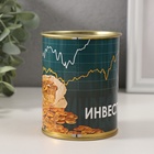 Копилка-банка металл "Инвесткопилка" 10691911 - фото 13382928