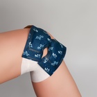 Бандаж самонагревающийся для коленного сустава, 14×18×0.5 см, синий - Фото 6