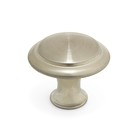 Ручка кнопка ТУНДРА, d=28 мм, цвет матовый никель, 8 шт 10788144