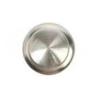 Ручка кнопка ТУНДРА, d=28 мм, цвет матовый никель, 8 шт 10788144