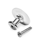 Ручка-кнопка ТУНДРА LIGHT PK036CP (MD112CP), хром, 8 шт 10788163 - фото 13194275