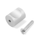 Ручка кнопка ТУНДРА РК102  d=16 мм, цвет матовый хром, 8 шт TMP - фото 31969780