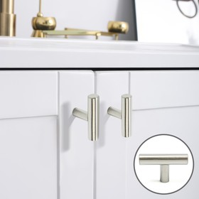 Ручка-кнопка CAPPIO PK332 LIGHT, d=12 мм, цвет сатиновый никель, 8 шт.