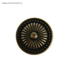 Ручка кнопка ТУНДРА VINTAGE 002, цвет бронза, 8 шт - фото 808832784