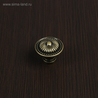 Ручка кнопка ТУНДРА VINTAGE 002, цвет бронза, 8 шт - фото 808832785