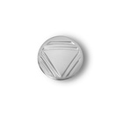 Ручка-кнопка ТУНДРА РК014CP, цвет хром, 8 шт - фото 31969821