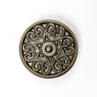 Ручка-кнопка ТУНДРА РК026АВ, цвет бронза, 8 шт - фото 31969849