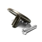 Ручка-кнопка ТУНДРА РК026АВ, цвет бронза, 8 шт - фото 31969851