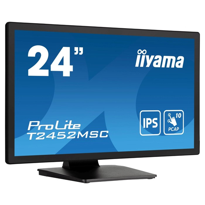 Монитор Iiyama 23.8" ProLite T2452MSC-B1 черный IPS LED 14ms 16:9 HDMI M/M матовая 400cd 17   107891 - фото 51668083