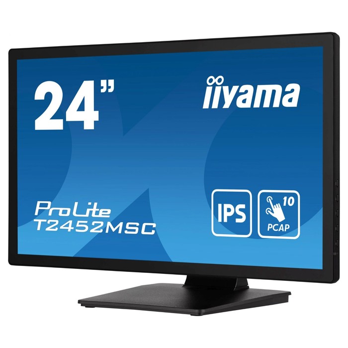 Монитор Iiyama 23.8" ProLite T2452MSC-B1 черный IPS LED 14ms 16:9 HDMI M/M матовая 400cd 17   107891 - фото 51668084