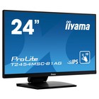 Монитор Iiyama 23.8" ProLite T2454MSC-B1AG черный IPS 4ms 16:9 HDMI M/M матовая HAS 1000:1   1078911 - Фото 2