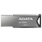 Флешка A-Data 32GB UV350 AUV350-32G-RBK USB3.0 серебристый - фото 51668127