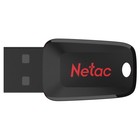 Флешка Netac 128GB U197 NT03U197N-128G-20BK USB2.0 черный/красный - фото 51668139