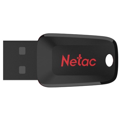 Флешка Netac 128GB U197 NT03U197N-128G-20BK USB2.0 черный/красный