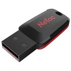 Флешка Netac 128GB U197 NT03U197N-128G-20BK USB2.0 черный/красный - Фото 2