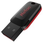 Флешка Netac 128GB U197 NT03U197N-128G-20BK USB2.0 черный/красный - Фото 3