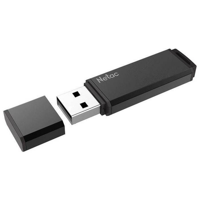 Флешка Netac 16GB U351 NT03U351N-016G-30BK USB3.0 серый - фото 51668164