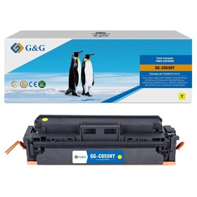 Картридж лазерный G&G GG-C055HY 055H желтый (5900стр.) для Canon LBP663Cdw/LBP664Cx/MF746Cx   107892