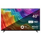 Телевизор LED Digma 40" DM-LED40SBB33 Яндекс.ТВ Frameless Metal черный FULL HD 60Hz DVB-T D   107892 - Фото 1