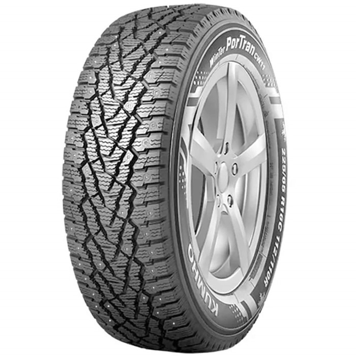 Шина зимняя шипованная Kumho Winter Portran CW11 215/70 R15 109/107R - Фото 1