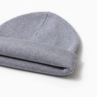 Шапка женская, цвет серый меланж, р-р 54-56 - фото 25699862