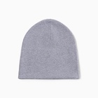 Шапка женская, цвет серый меланж, р-р 54-56 - фото 25699863
